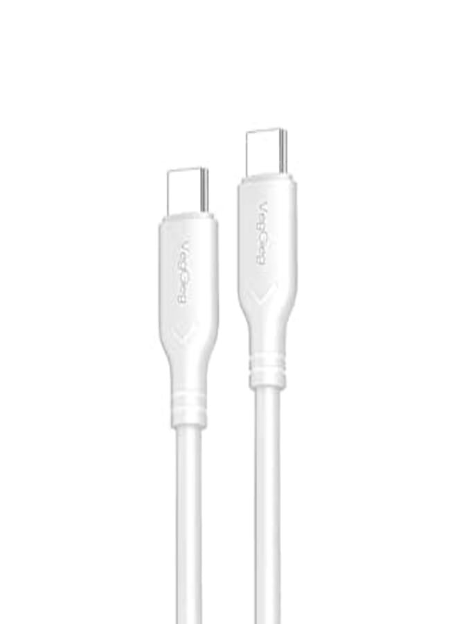 60W Type-C to Type-C Quick Charge and Data Cable 1.2 Meter